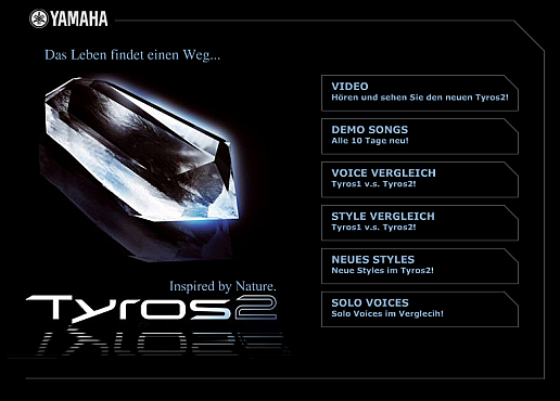 Yamaha Tyros2 Flashteaser Screenshot 1
